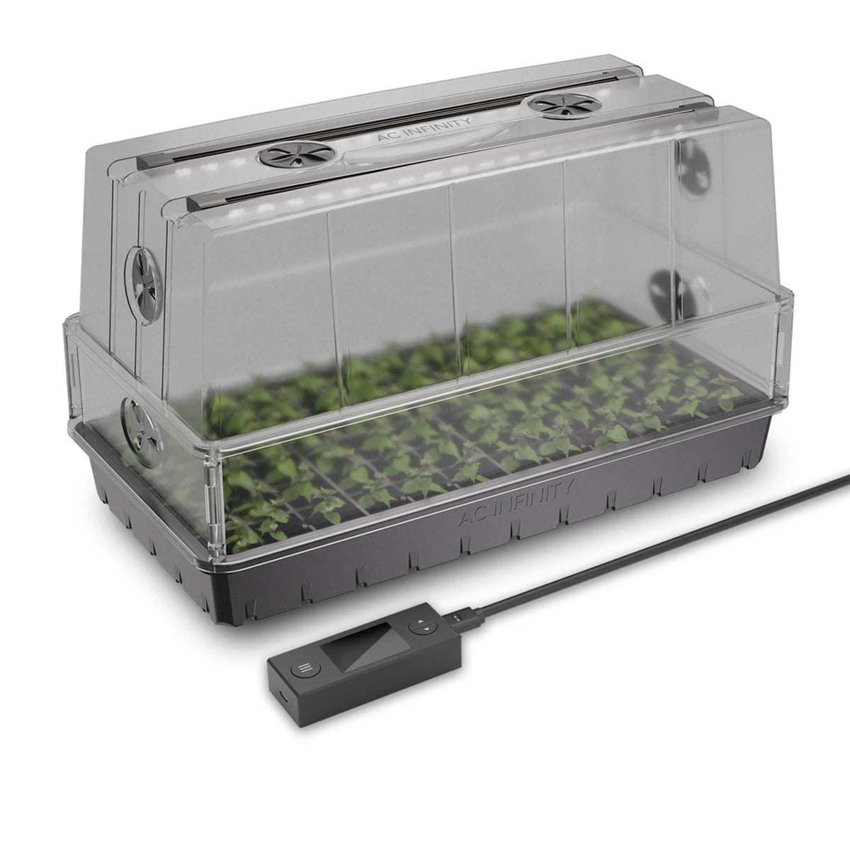 Heavy-Duty Humidity Dome 6x12 Kit with LED Lighting Seed starting and cloning