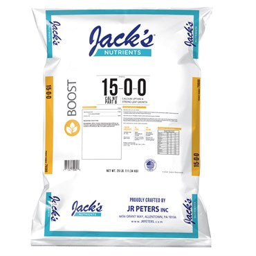 Jack's® Nutrients 15-0-0 Calcium Nitrate Part B Fertilizer - Qty 2, 25lb bags