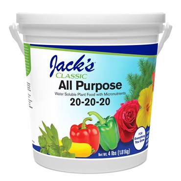 Jack's Classic® All-Purpose 20-20-20 - 4lb Case of 6