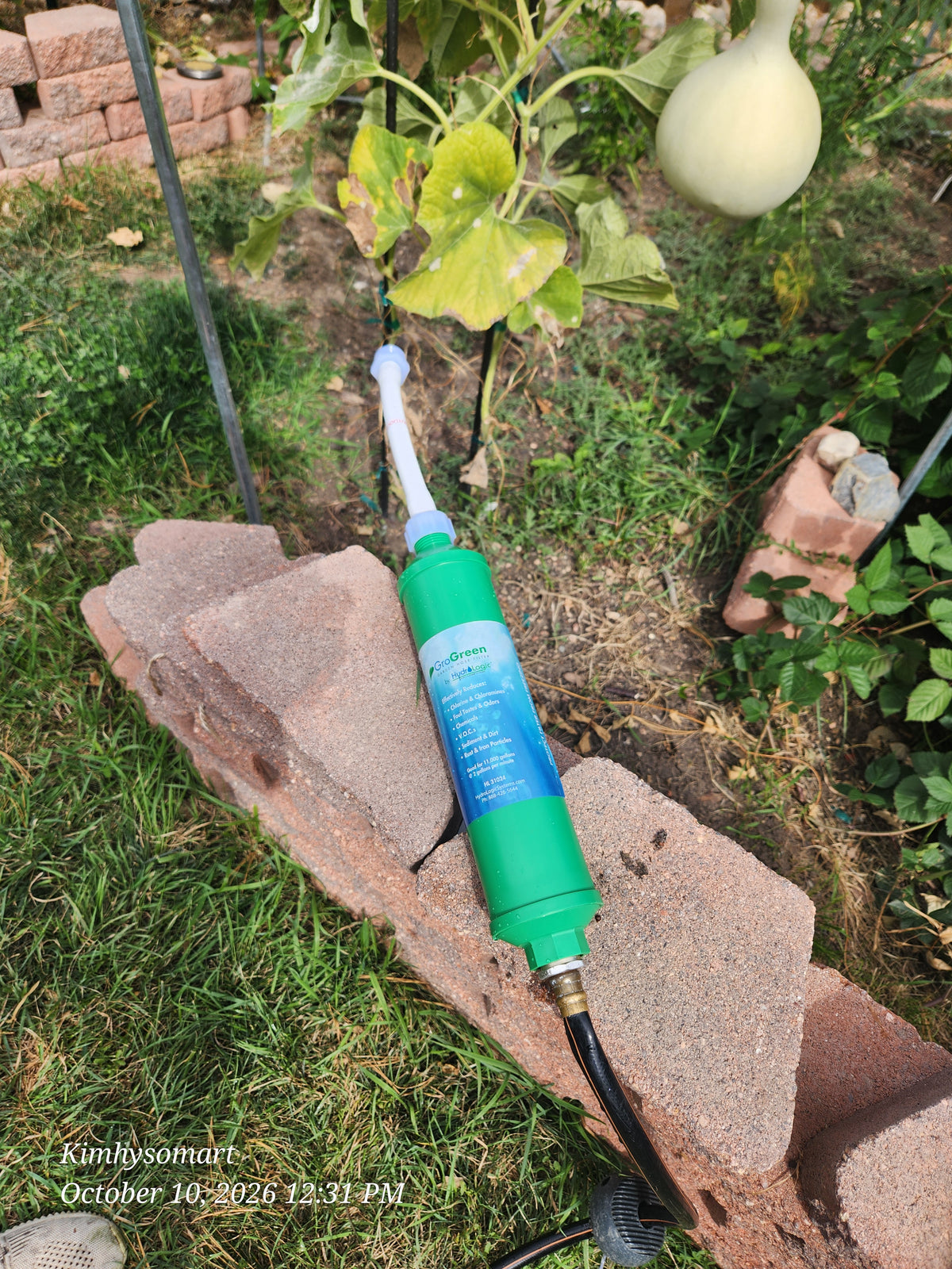 Hydro-Logic® GroGreen™ Garden Hose Filter - 11,000gal Capacity-2GPM