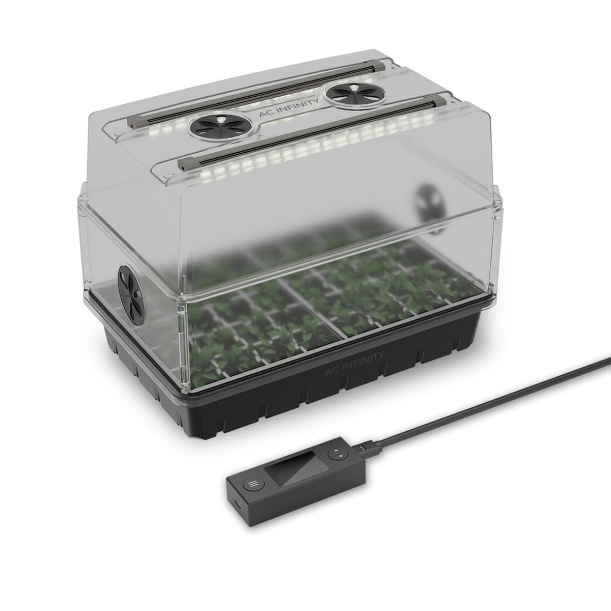 Heavy-Duty Humidity Dome 5x8 Kit with LED Lighting Seed starting and cloning