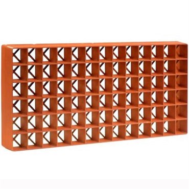 Grodan® Gro-Smart™ Tray Insert - 78 Cell - Double Sided - 9.25in x 20in x 2in - Fits Standard 10in x 20in Trays/Flats - Shrink Wrapped
