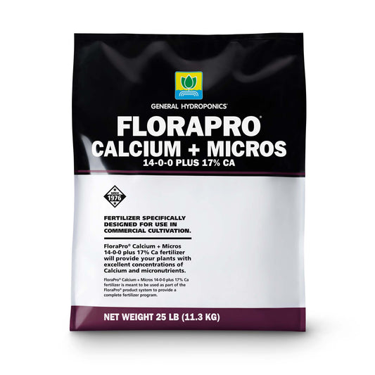 General Hydroponics® FloraPro Calcium + Micros 14-0-0 + 17% Ca - 25lb