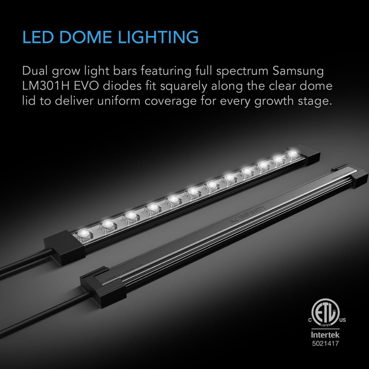Heavy-Duty Humidity Dome 5x8 Kit with LED Lighting and Heating Mat Seed starting and cloning