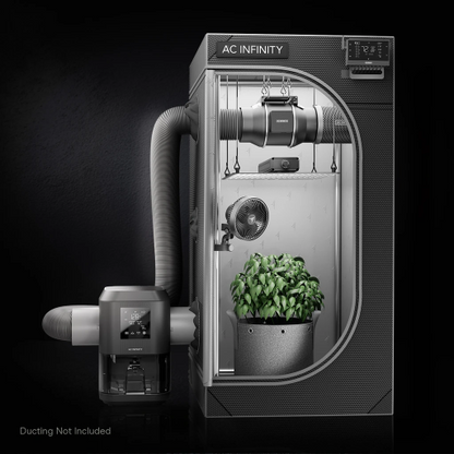 HYDRONE 3, Plant Dehumidifier with Smart Control, Includes Ducting 4", 8 Ft Long