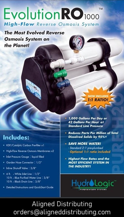 Hydro-Logic® Evolution RO1000™ - 1000 GPD System