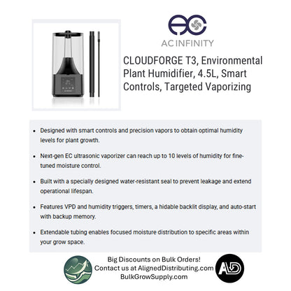 CLOUDFORGE T3, Environmental Plant Humidifier, 4.5L