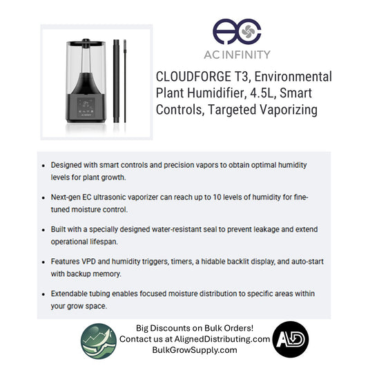 CLOUDFORGE T3, Environmental Plant Humidifier, 4.5L