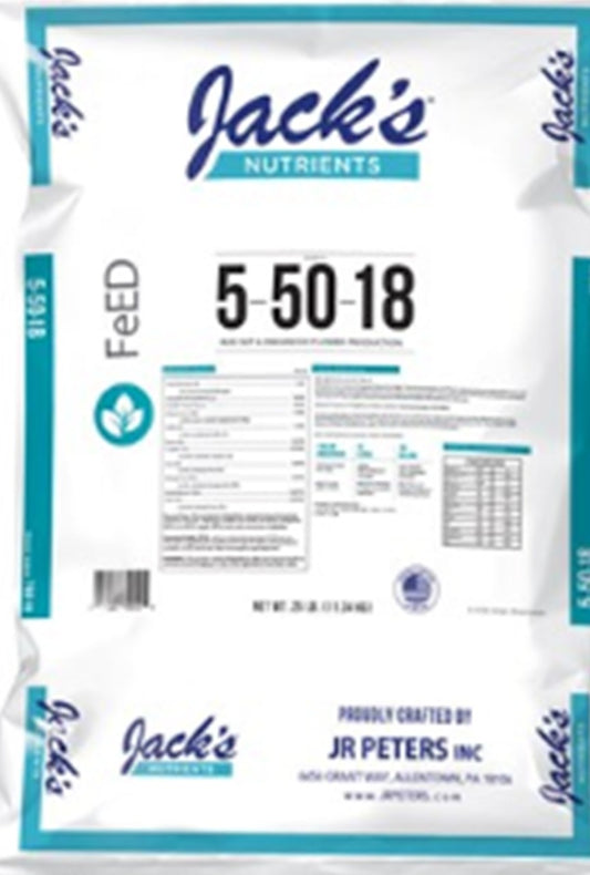 Jack's® Nutrients 5-50-18 UltraViolet Fertilizer - 25lb