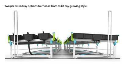 Botanicare® Track Bench configured for Qty 10